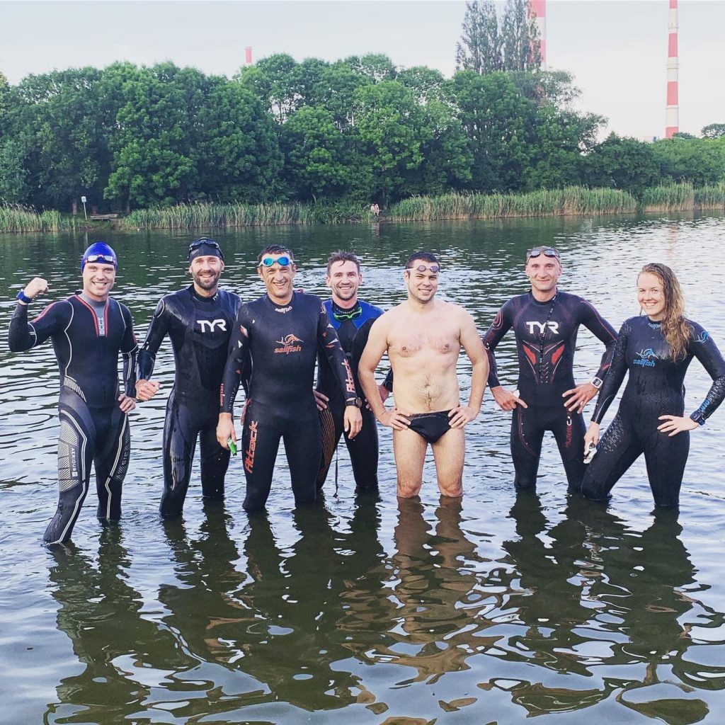 Ekipa triathlonistów pod wodzą Sergiusza